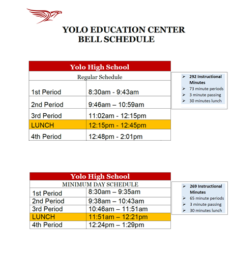 Bell Schedule